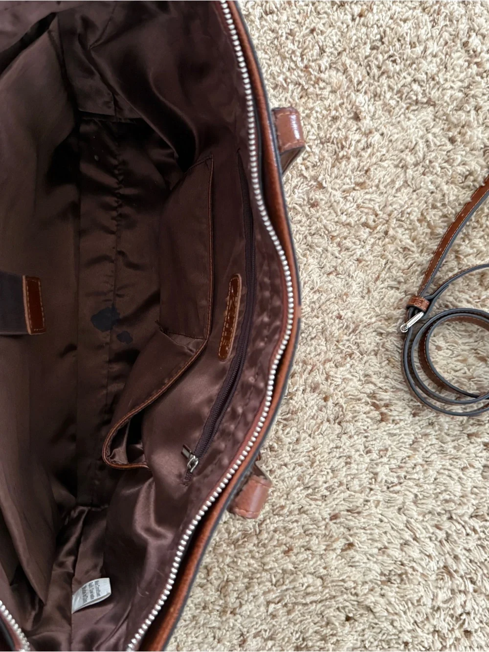 Brown Leather Tote Bag - Classic Everyday Carry
